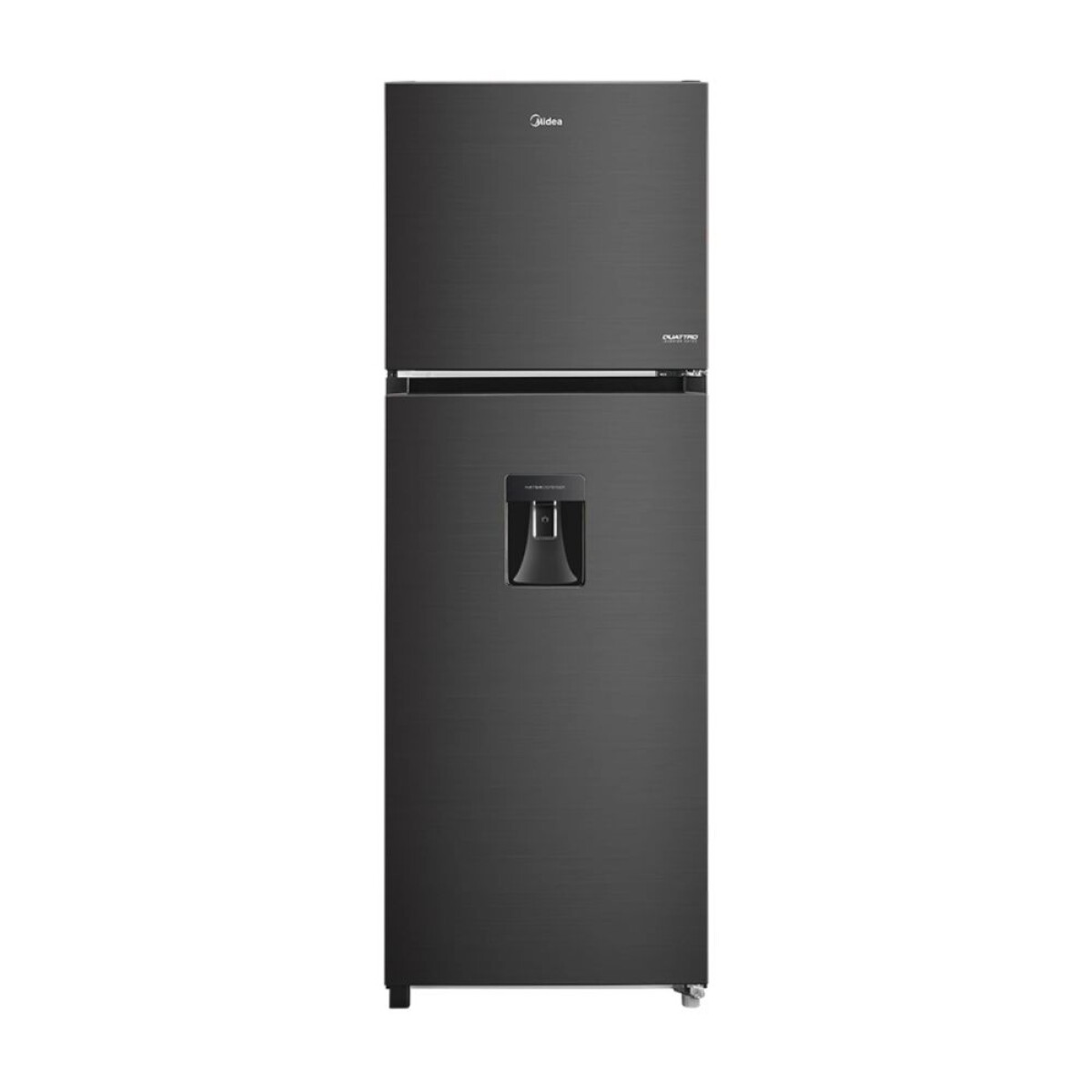 Heladera Midea MDRT489 inverter negra con dispensador 
