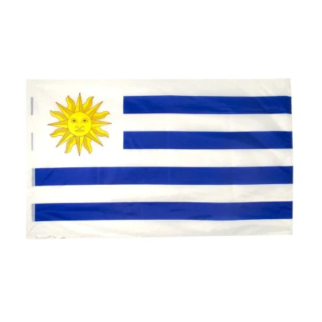 Bandera de Uruguay con Ojales Polyester 150X90CM 001