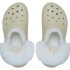 Classic Platform Fuzz Lined Clog W Bone