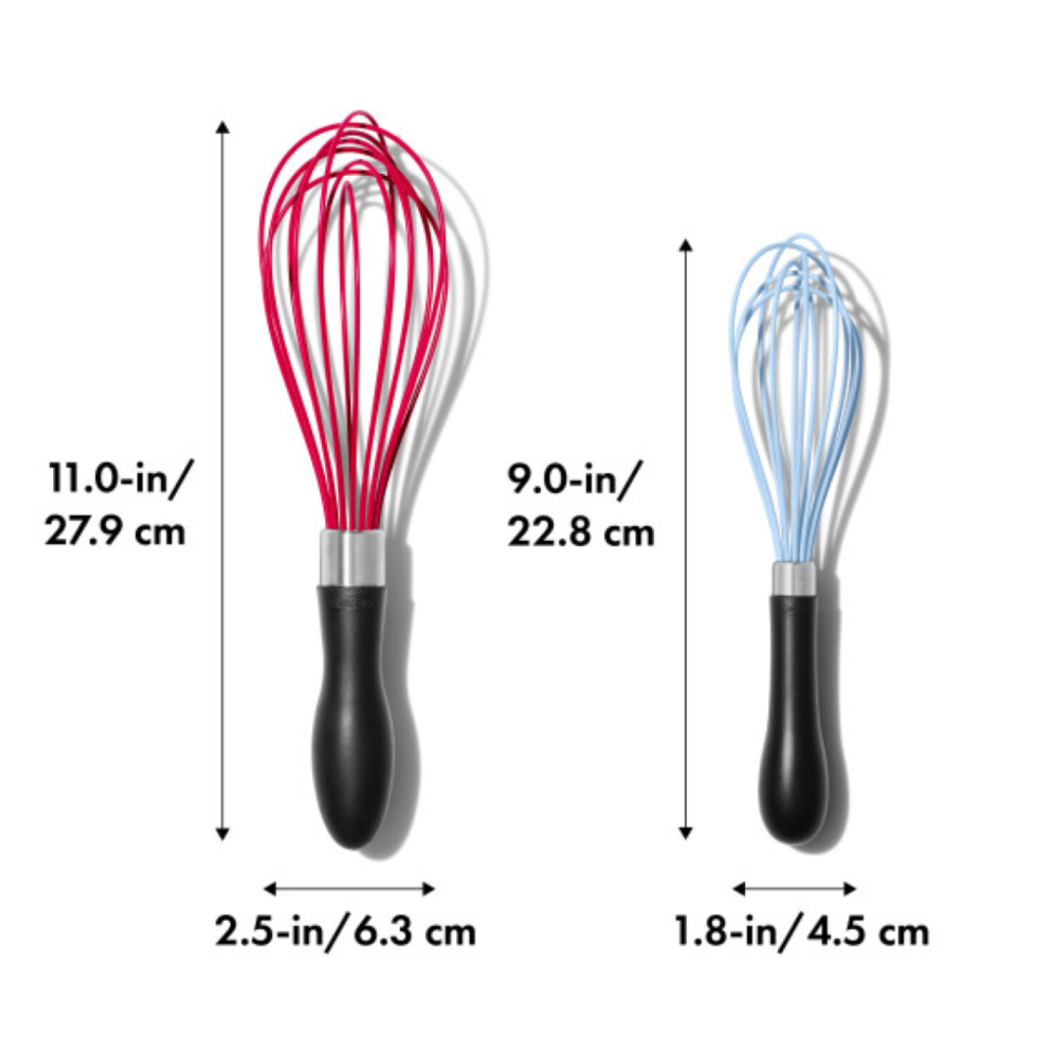 Juego de 2 Batidores OXO - Silicona — Tienda Soy Santander