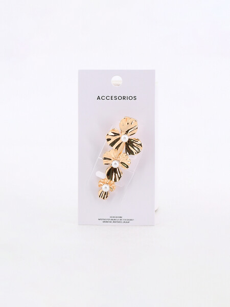 BROCHE ORQUIDEA DORADO