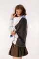 Sweater Saela Blanco/Chocolate