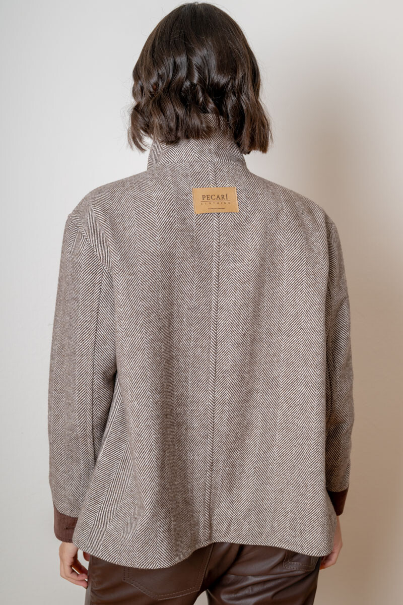Campera gales Espiga chocolate
