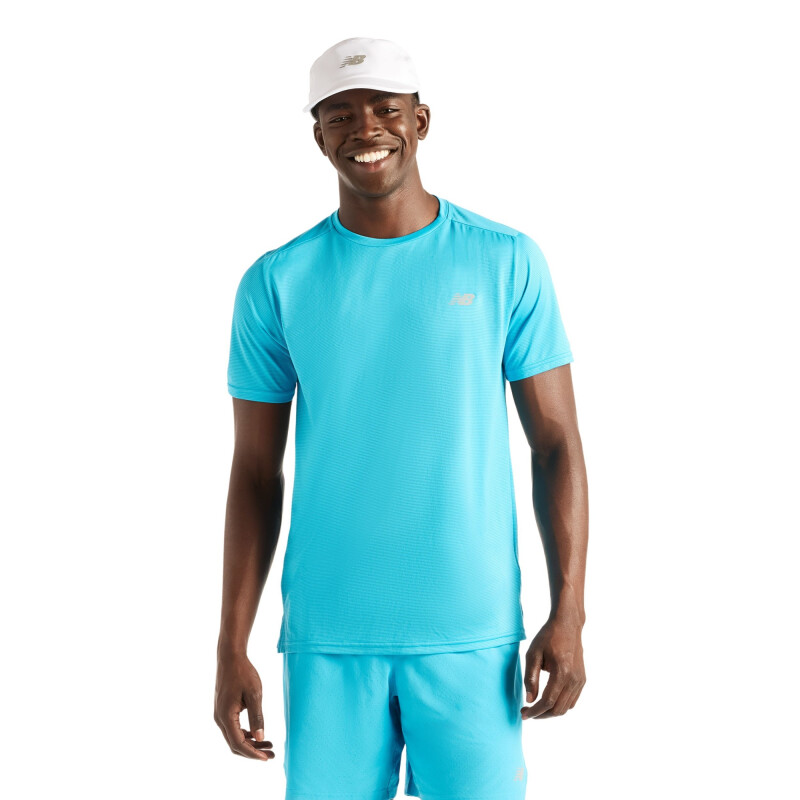 Remera New Balance Sport Essentials Hombre MT41222ATD Azul