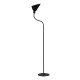 Lampara De Pie Oficina Luz Electrica Angular Negro