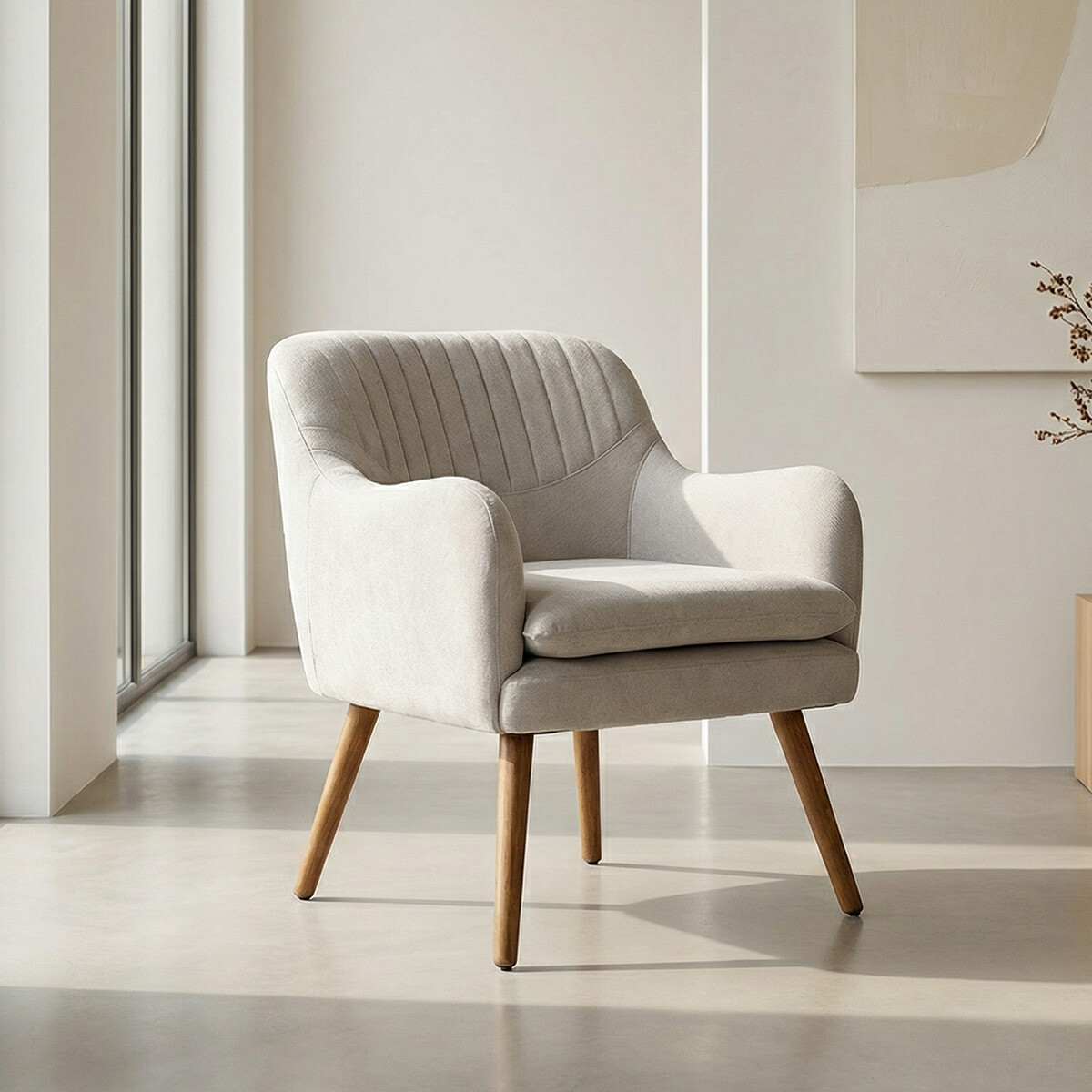 Butaca Melania - Tela Microfibra - C39 (Hielo) 