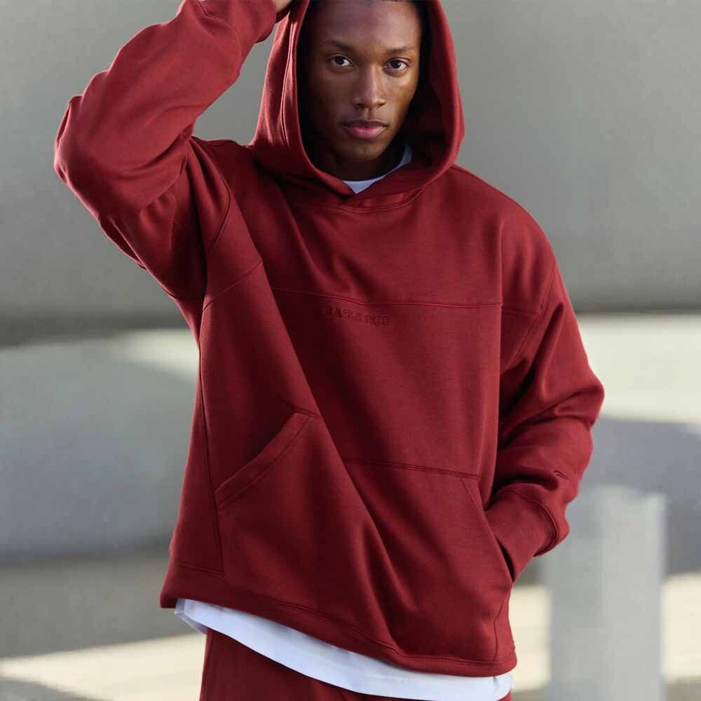 Polera The Go-To Oversized Hoodie Brand Dna Hombre Spice/sienna Dusk