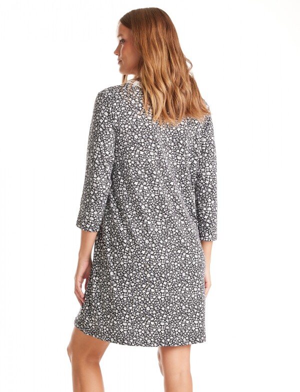 Camison Det Crochet NEGRO/BLANCO