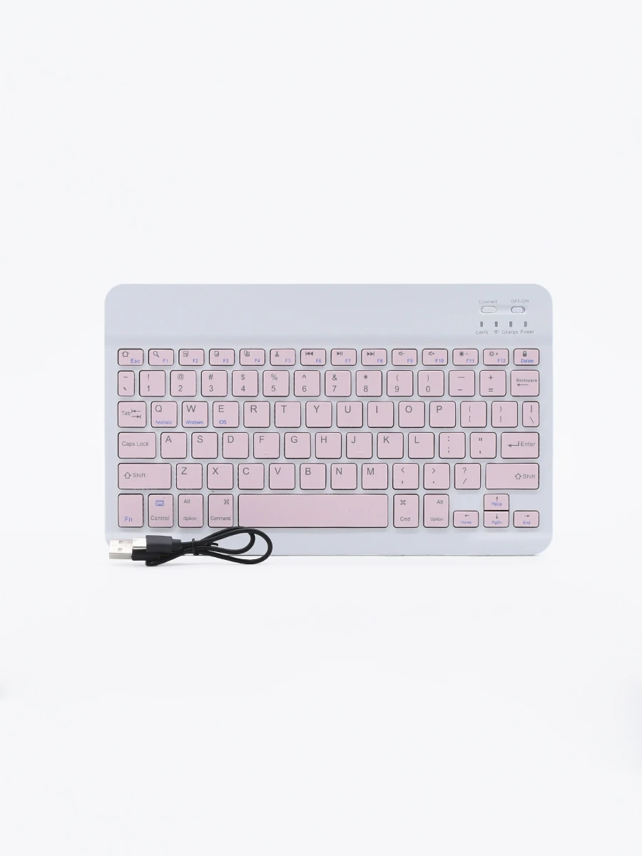 TECLADO INALAMBRICO USB - ROSADO 