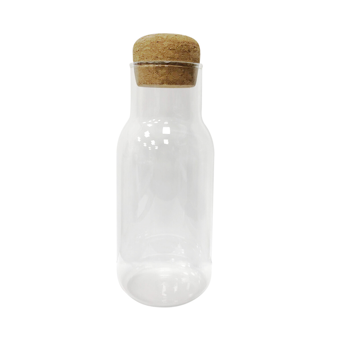 Botella Vidrio con Tapa Corcho 700 ml 