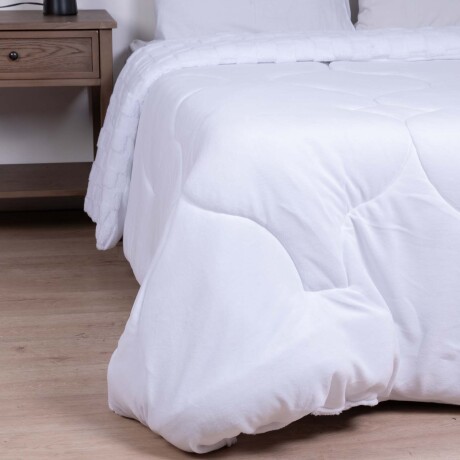 ACOLCHADO 2 PLAZAS ALGODON BLANCO SNOW