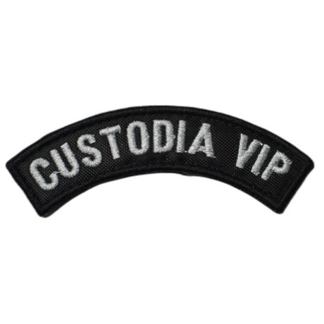 Parche medialuna de brazo Custodia VIP Negro