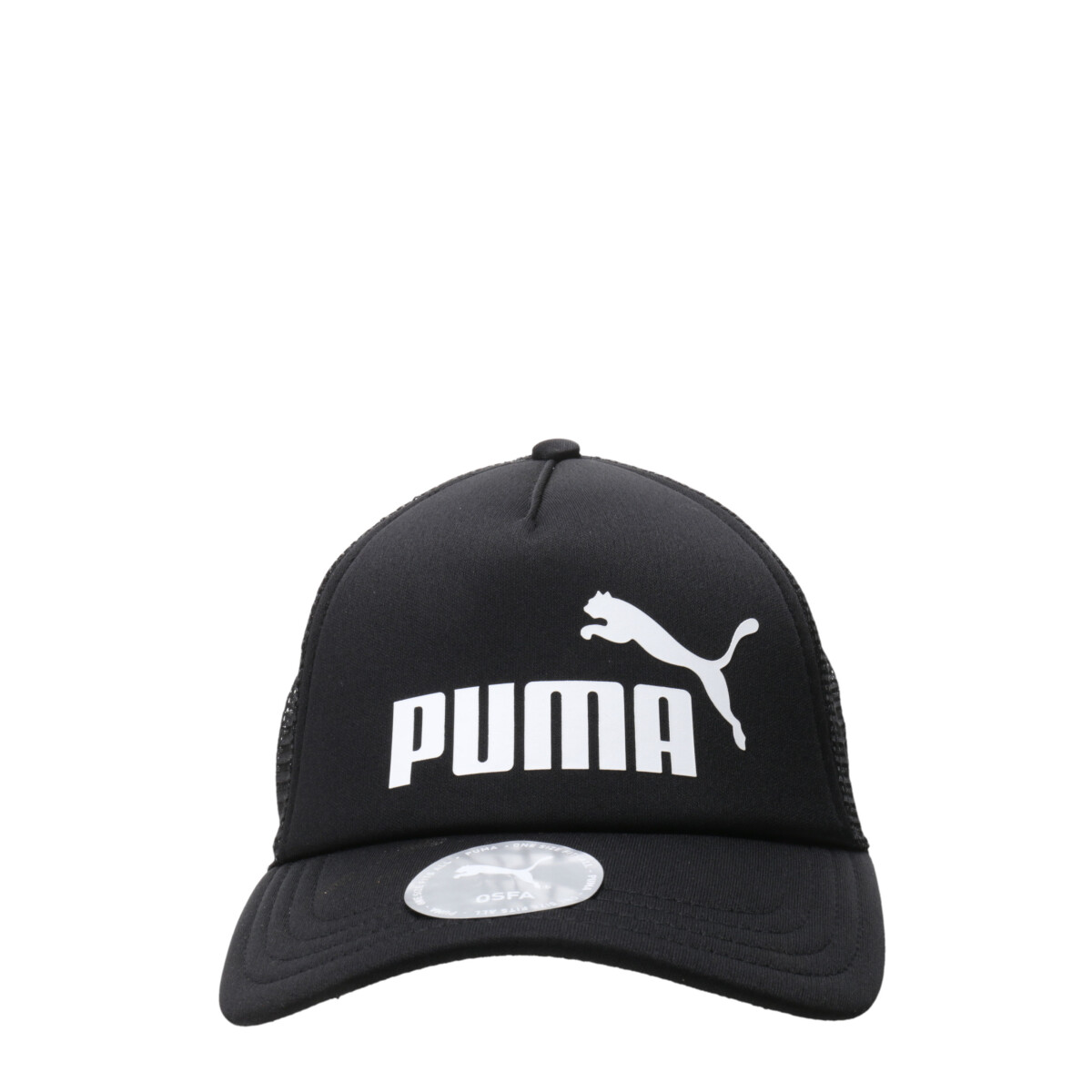 Gorra Puma Logo Trucker - Negro - Blanco 