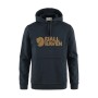 Fjällräven Logo Hoodie - Hombre Dark Navy