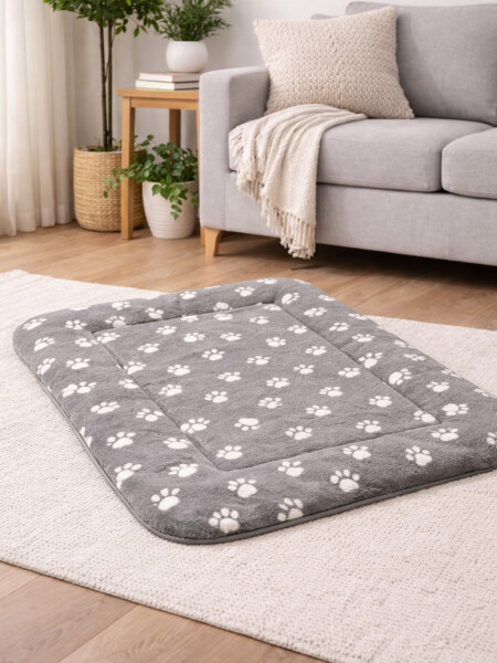 CAMA PARA PERROS GRIS