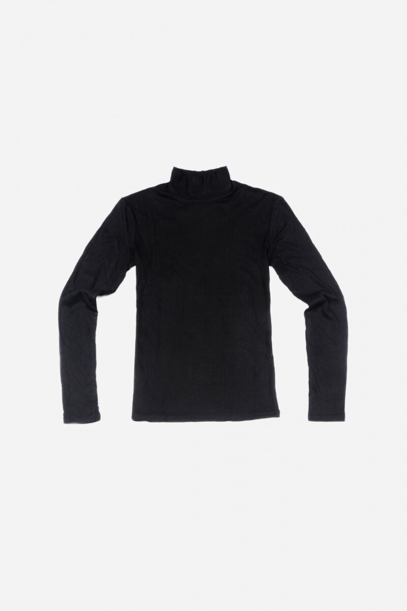 Remera manga larga NEGRO