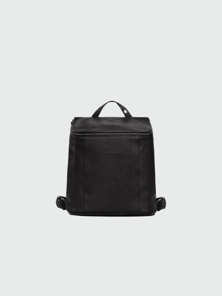 Longchamp -Mochila de cuero talle M, Longchamp 3D Negro