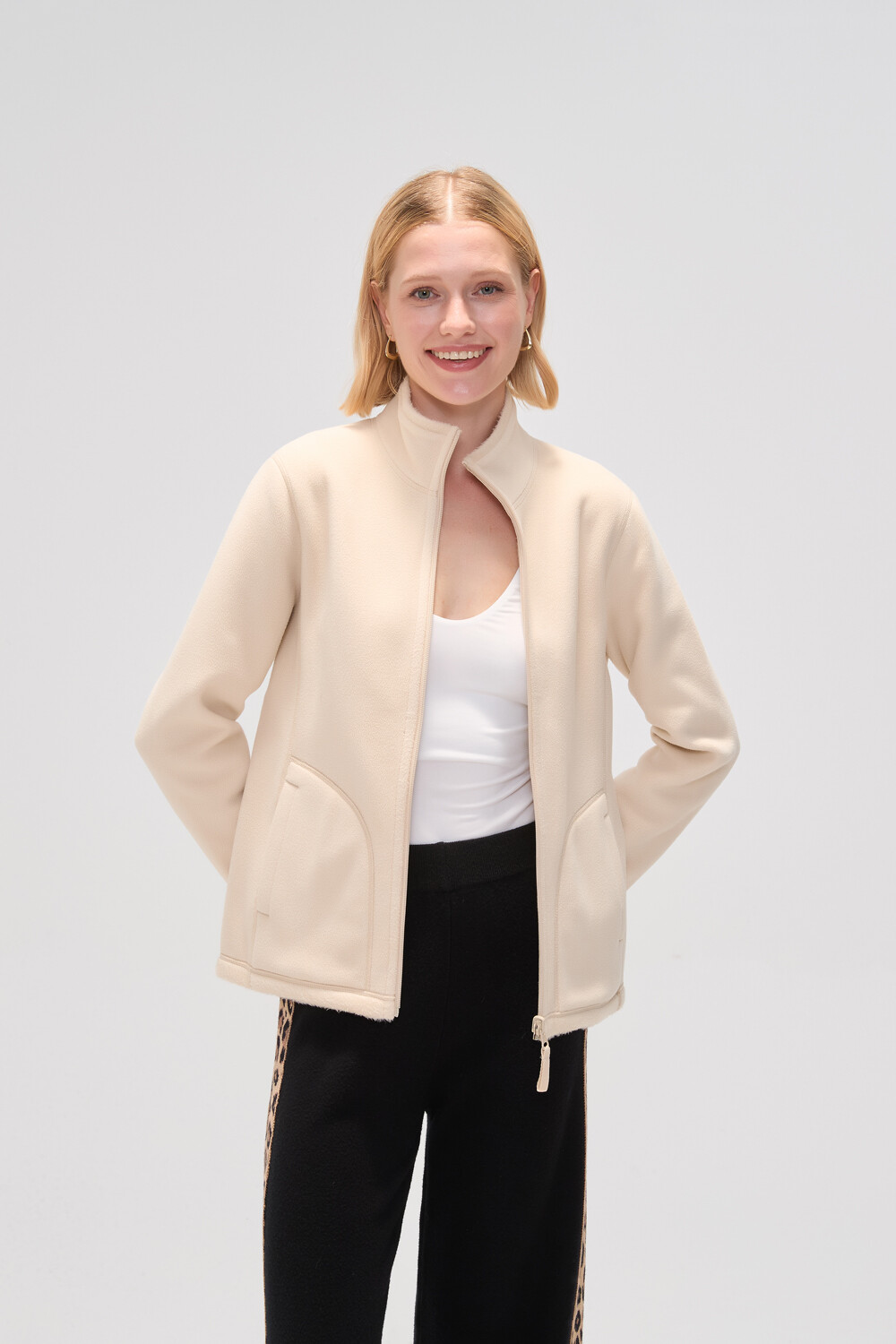 Campera Brich Beige Claro