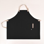 Delantal Masculino Negro con Beige – 90×82 cm