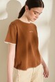PRE VENTA TSHIRT SAVIA CUTE Chocolate Y Crudo