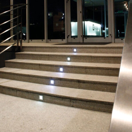 Luminaria de Escalera Embutir Blue 2W Luminaria de Escalera Blue LED 2W