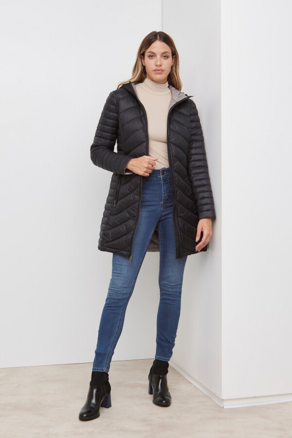 Campera Packable NEGRO