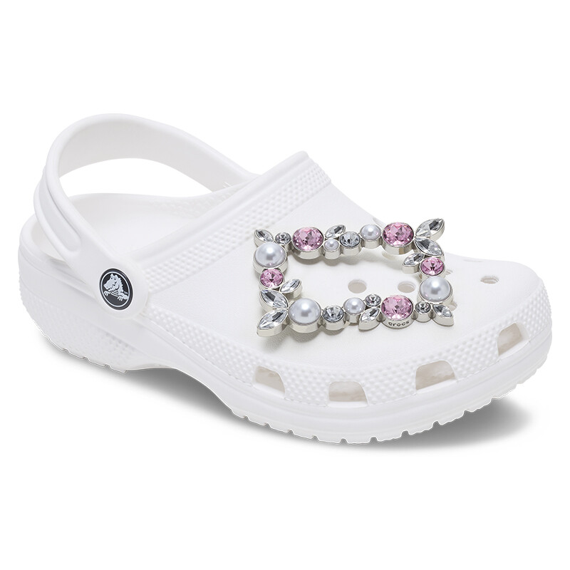 Jibbitz Charm™ Pink Pearl Gem Charm Multicolor