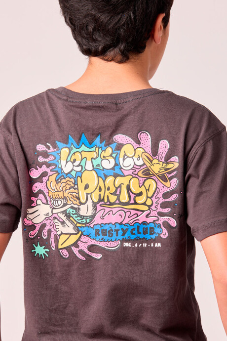 T-SHIRT ANENTO TEEN RUSTY Gris Oscuro