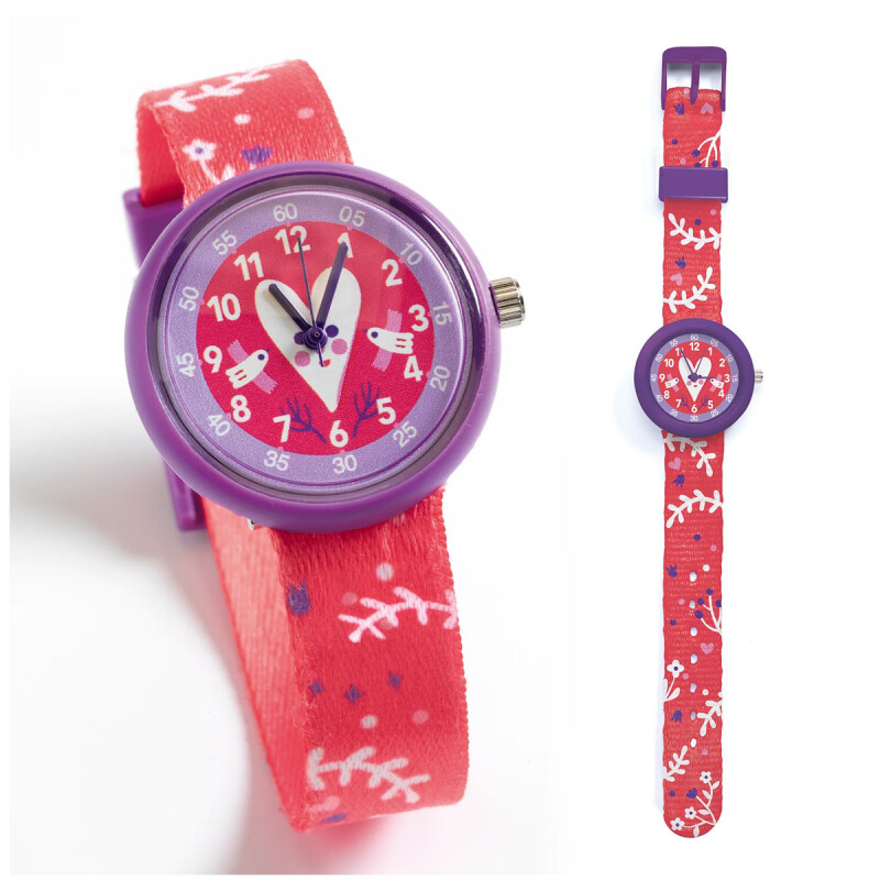 Reloj infantil Corazón Ticlock Djeco Reloj infantil Corazón Ticlock Djeco