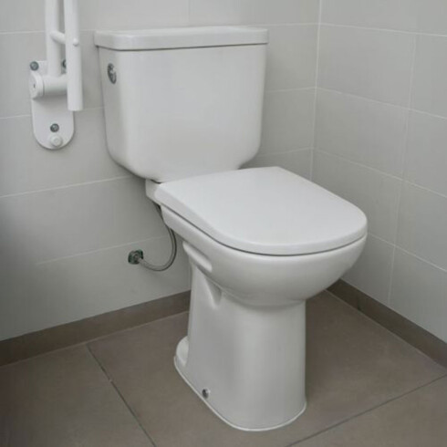 INODORO PARA MOCHILA ESPACIO BARI BLANCO CERAMICA LARGO 6 BLANCO