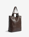 Shopper Shopper Con Doble Asa - Marron Chocolate