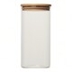 Frasco De Borosilicato Tapa Bambu 1450ml Sin Color
