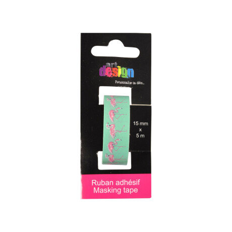 CINTA FLAMINGO MULTICOLOR PAPEL WADH125