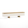 Rack de TV SUD 2.2 - Linea Manhattan Off White / Cinamomo