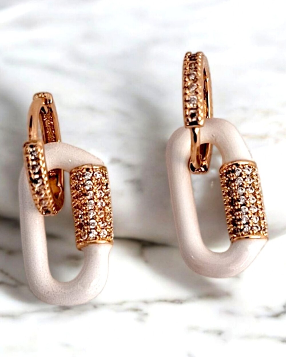 Caravanas Hanna Blanco