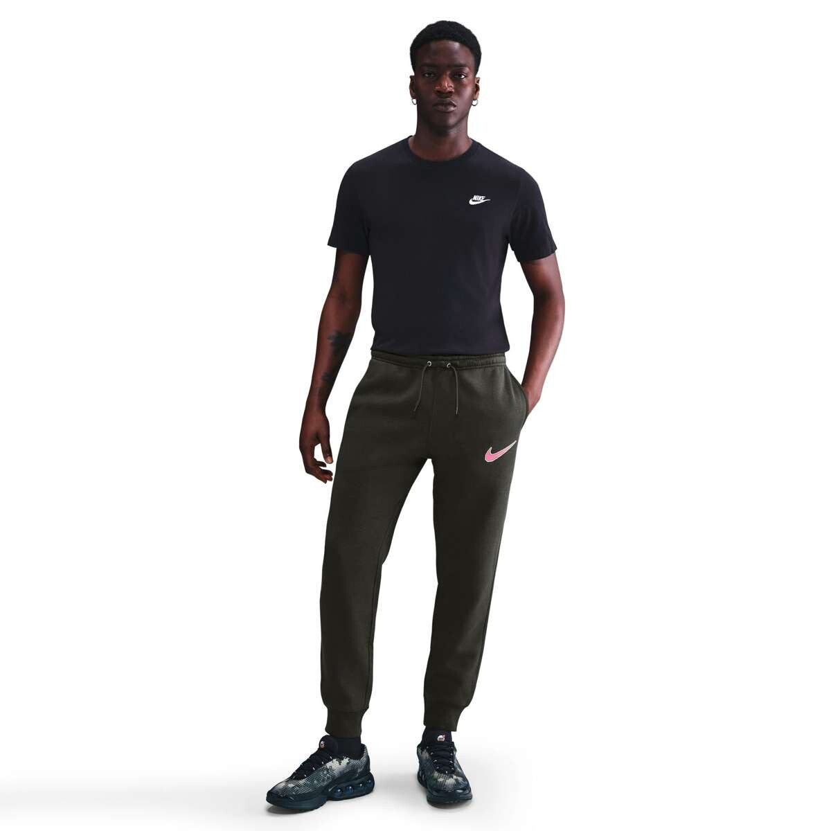Pantalón Largo Nike Sportswear Club Fleece Joggers de Hombre - Verde 