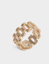 Anillos Medianos y Grandes De metal Anillo De Metal Bold - Dorado