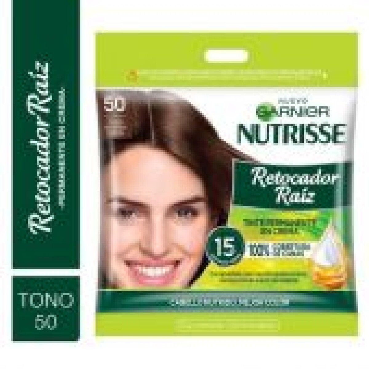 Tinta Garnier Nutrisse Retoque de Raíz Castaño Claro 50 – Color Natural 