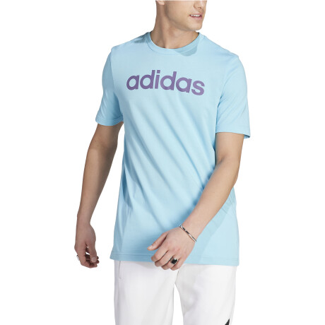 REMERA ESSENTIALS SINGLE JERSEY Light Blue