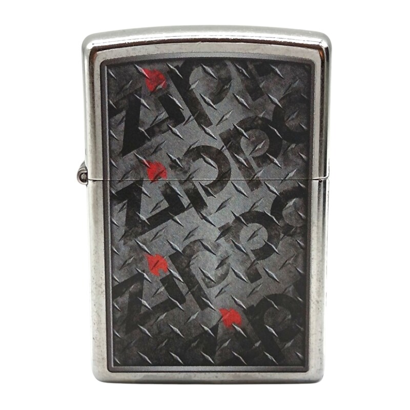 Encendedor ZIPPO 29838 Diamond Plate Zippos Design - ZP298338 plateadocombinado