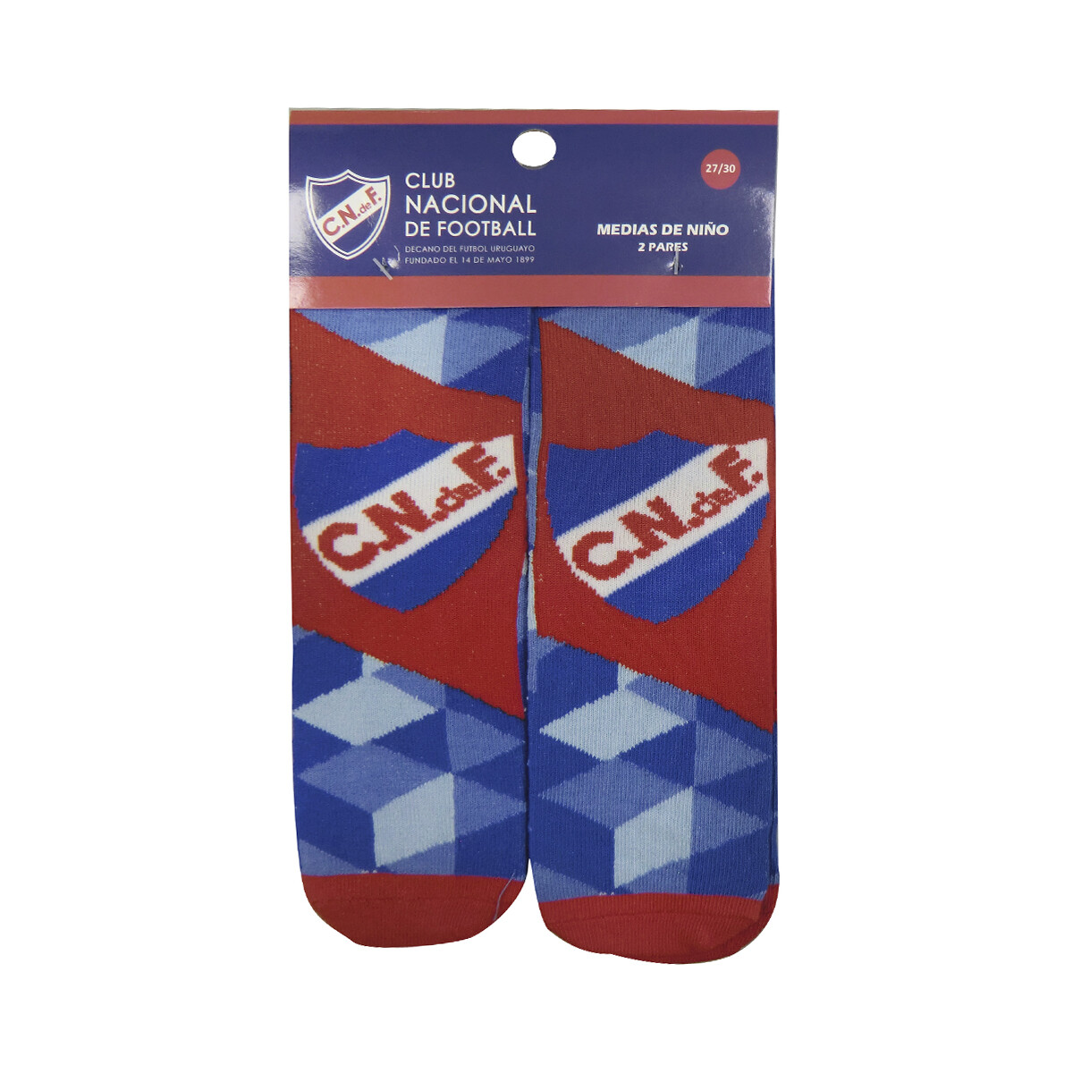 Pack x 2 Medias Infantiles Nacional Talle 19/30 