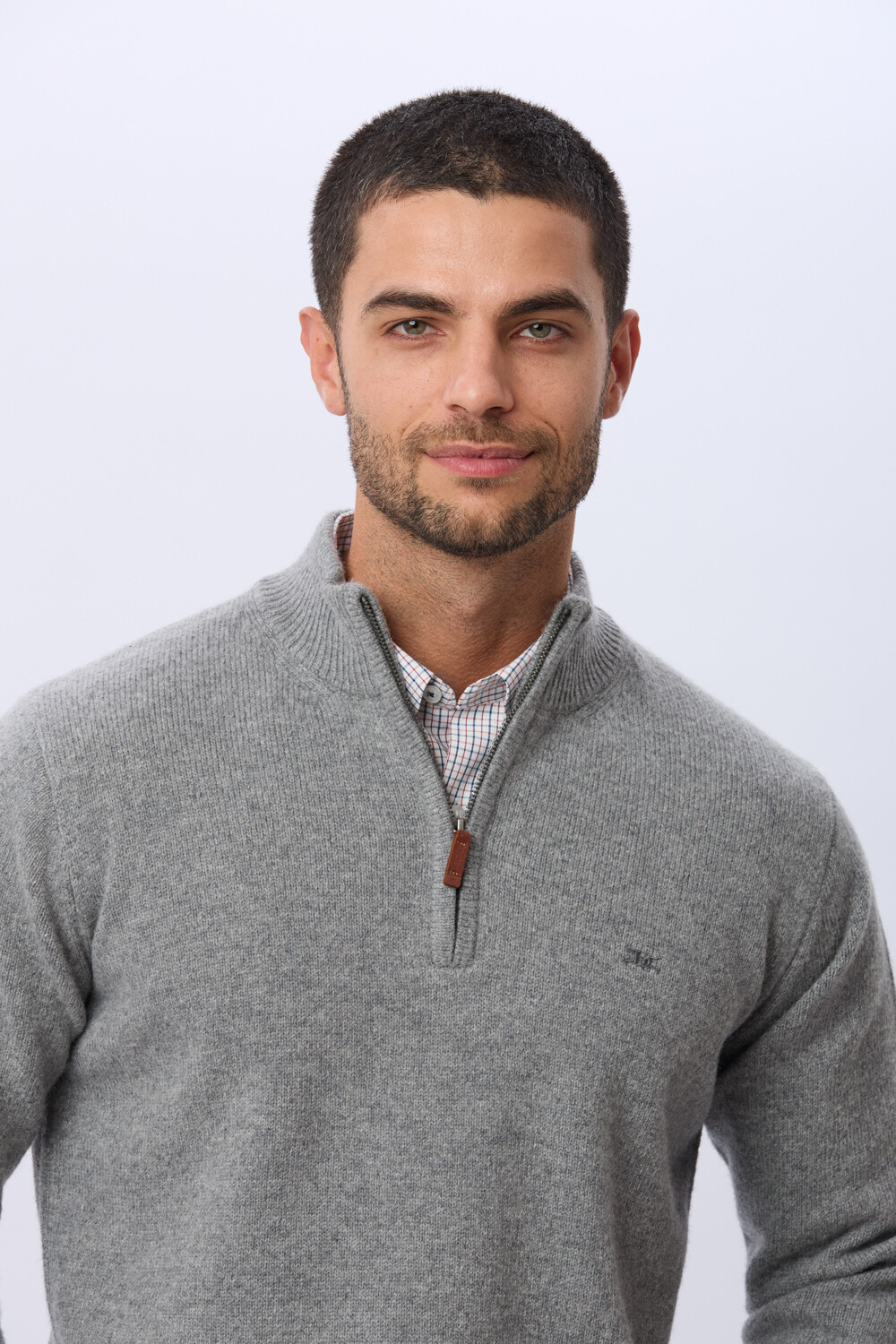 BUZO DE LANA DE ABRIGO Gris claro