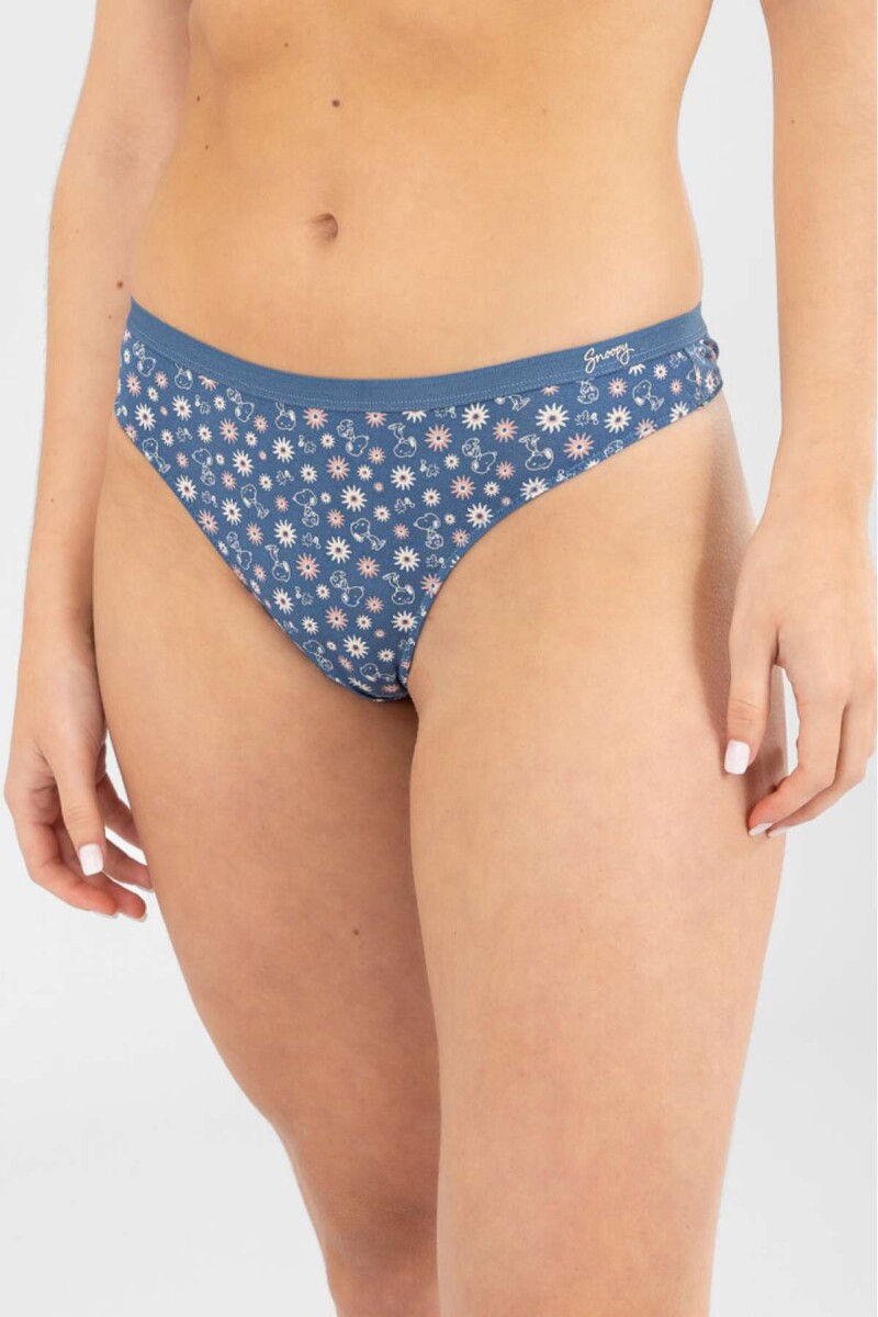 Colaless snoopy flower - Azul 