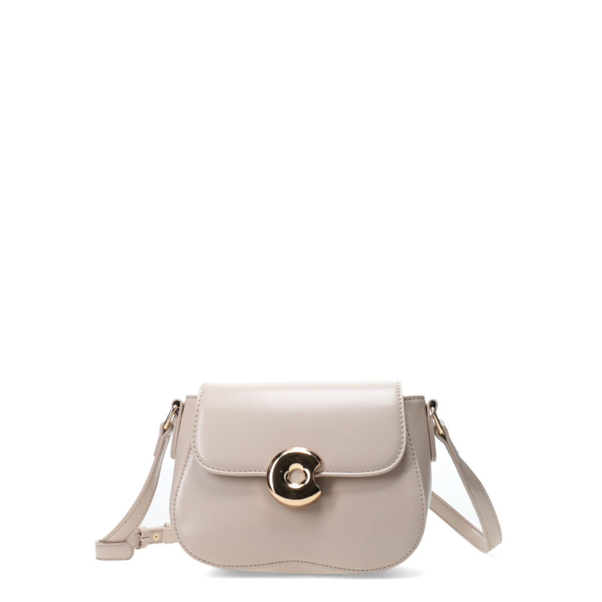 Cartera Miss Carol Lera Con Asa Larga - Nude 