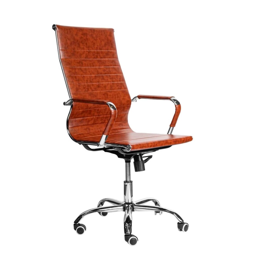 ASIENTO DE OFICINA PU MARRON D-101/HY-529