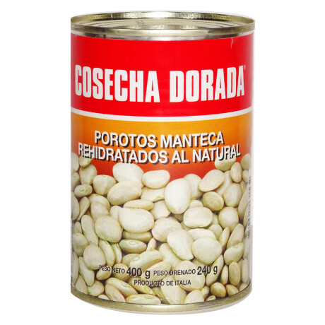 POROTOS MANTECA LATA 400G COSECHA DORADA POROTOS MANTECA LATA 400G COSECHA DORADA