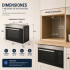 Horno De Empotrar Beko 72l Grill Bbie123001xd HORNO DE EMPOTRAR BEKO 72L BBIE123001XD