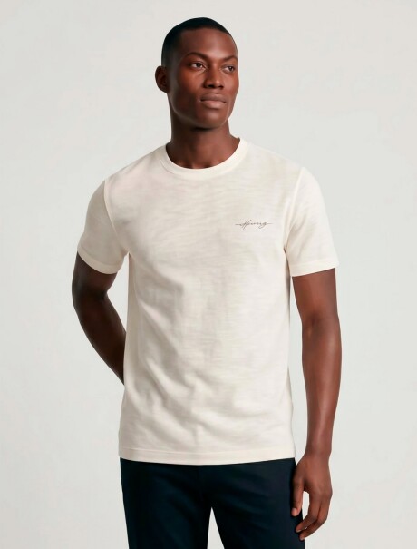 CAMISETA MANGA CORTA BLANCO