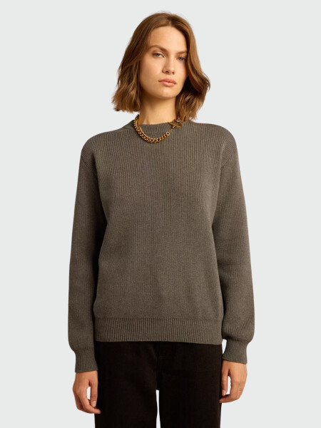 GOLDEN GOOSE - Buzo de Cuello Redondo con Logotipo en la Espalda Alta Automática