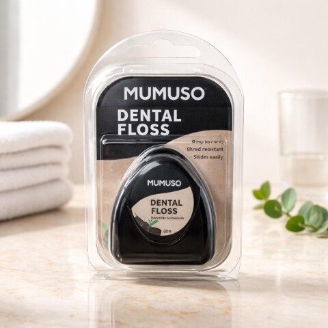 HILO DENTAL DE CARBÓN DE BAMBÚ (60 M) HILO DENTAL DE CARBÓN DE BAMBÚ (60 M)